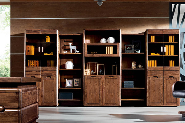 古典传统全实木办公文件柜 老板办公书柜-挪威森林 古典传统全实木办公文件柜 老板办公书柜-挪威森林